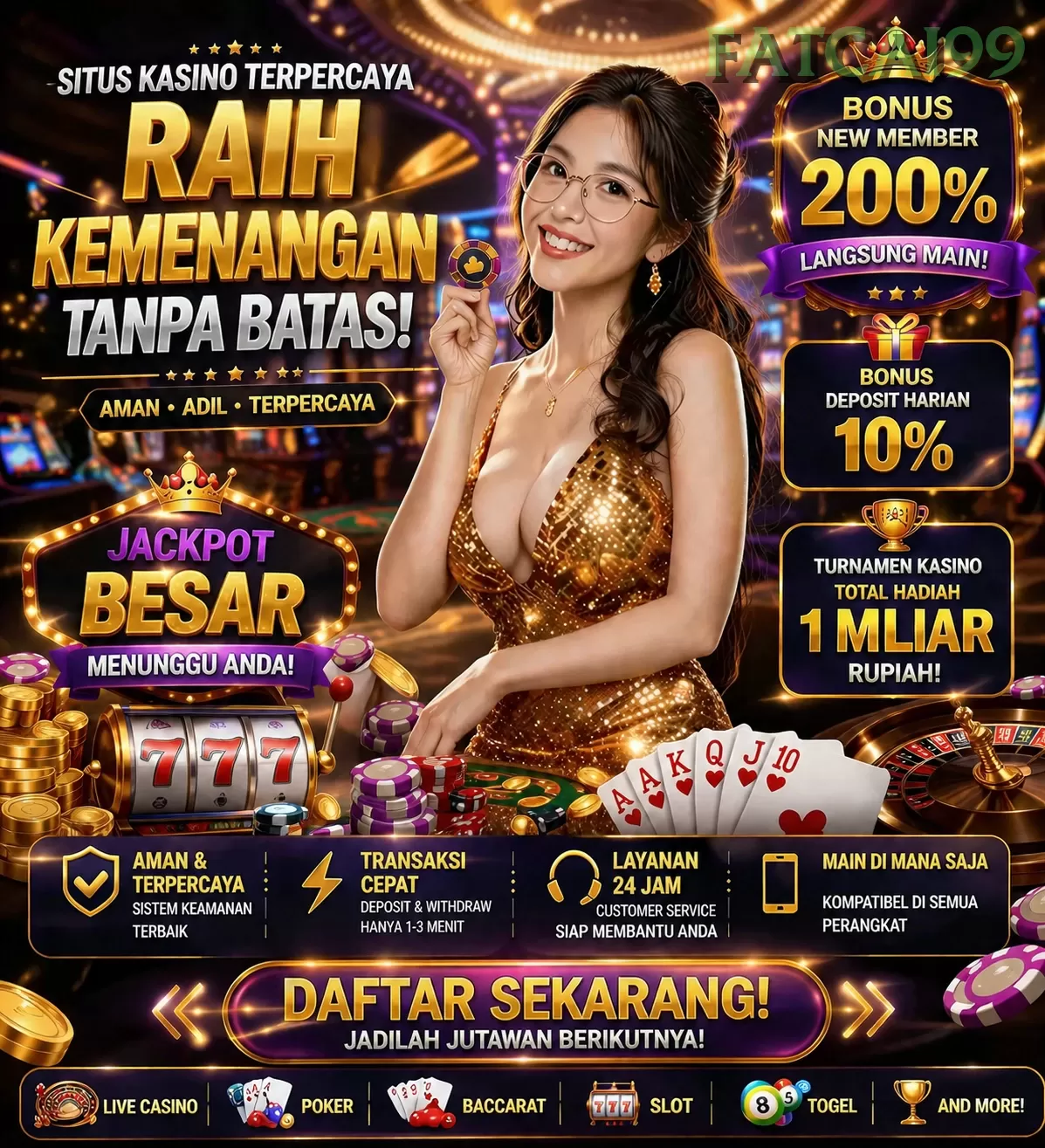 Login fatcai99 Sekarang Bonus Melimpah